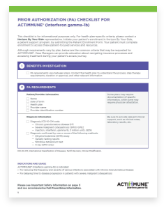 Common prior authorization criteria image