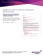 Sample Letters of Medical Necessity image